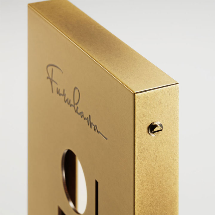 FCIP-OTF-6/真鍮(硫化イブシ)BOX型インターホンカバー表札